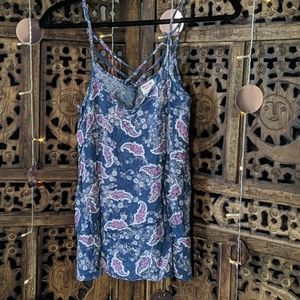 ECU Mossimo Paisley floral print tank